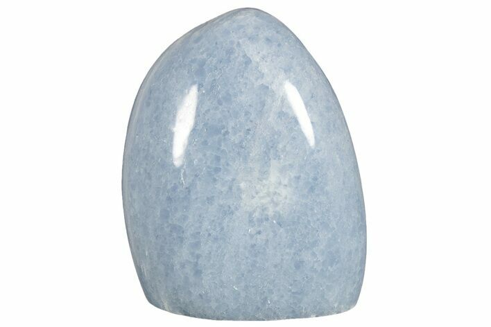 Polished, Free-Standing Blue Calcite - Madagascar #220342